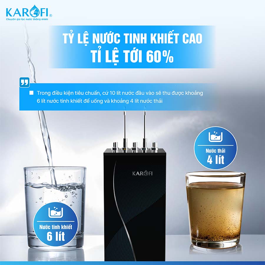 Máy lọc nước nóng lạnh Karofi KAD-D69
