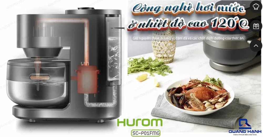 Hurom Super Steam pot SCP01FMG