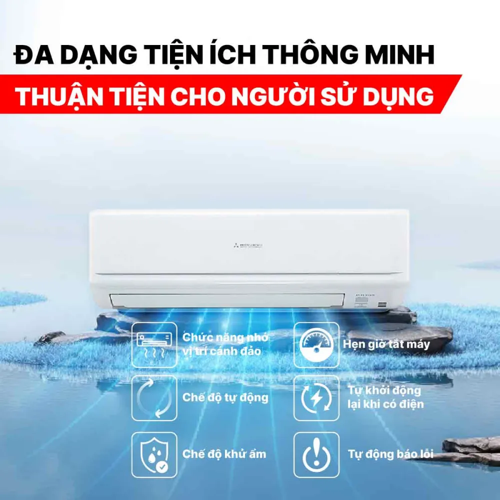 Điều hòa Mitsubishi Heavy 18000BTU 2 chiều Inverter SRK/SRC50ZSPS-W5