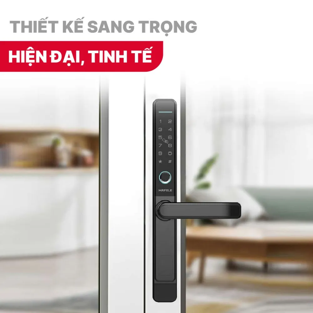 Khóa điện tử Hafele DL6600 912.20.144 Cửa trượt