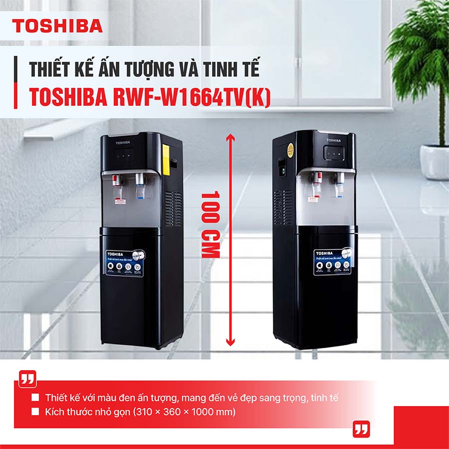 Máy nước nóng lạnh Toshiba RWF-W1664TV(K)
