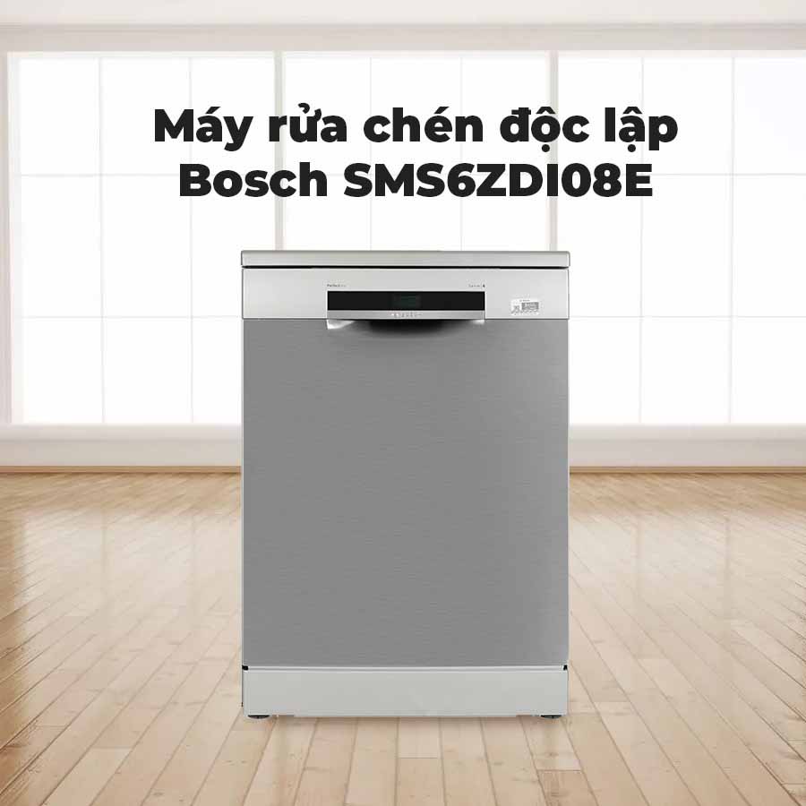 Bosch SMS6ZDI08E thiết kế gọn đẹp, khay rửa tiện lợi