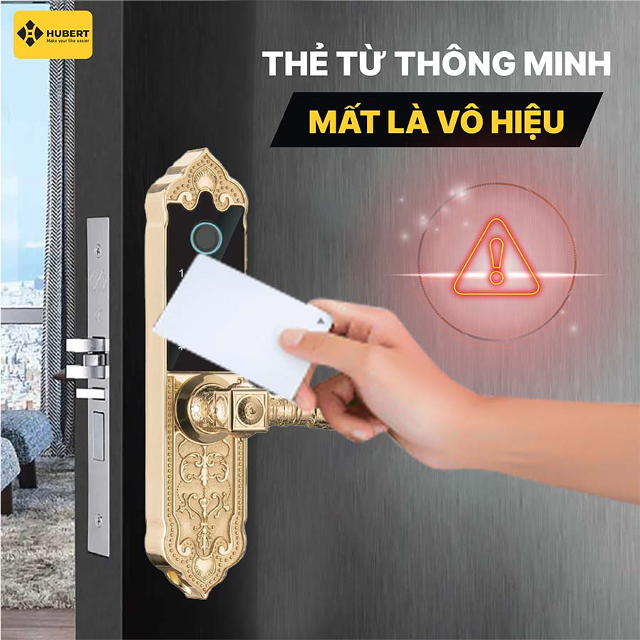 Khóa điện tử Hubert HB DS79 Gold Mini