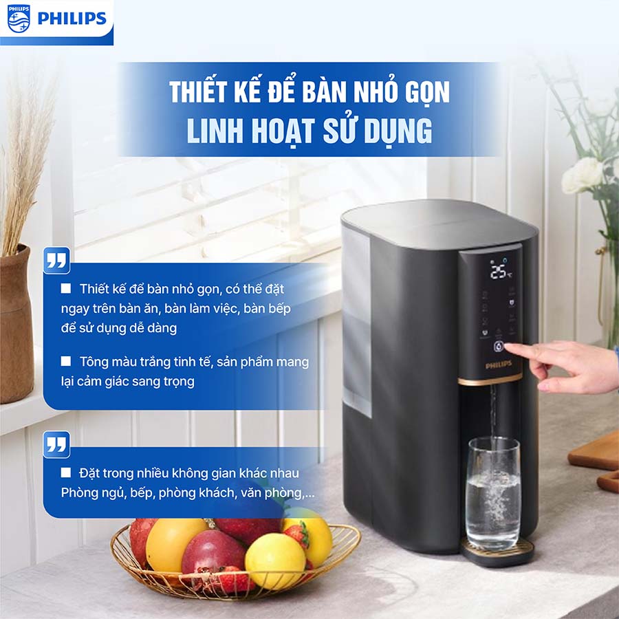 Máy lọc nước RO Philips ADD6901HBK01