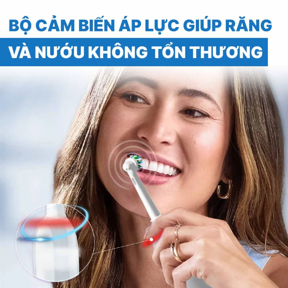 Set 2 bàn chải điện ORAL-B Pro Series 3 3000 Plus