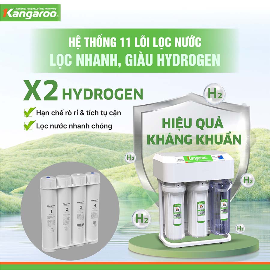 Máy lọc nước Kangaroo Hydrogen KGHP11S5