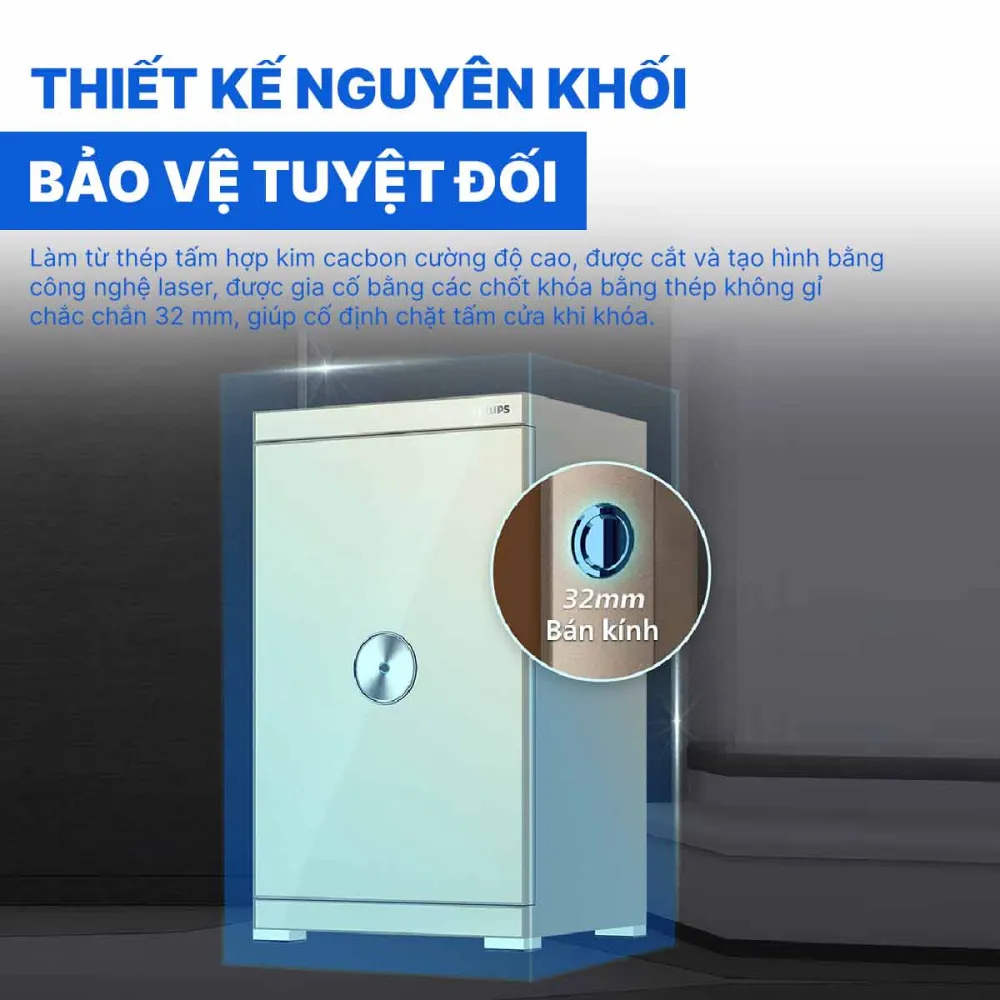 Két sắt Philips SBX602-5CU 71.5kg