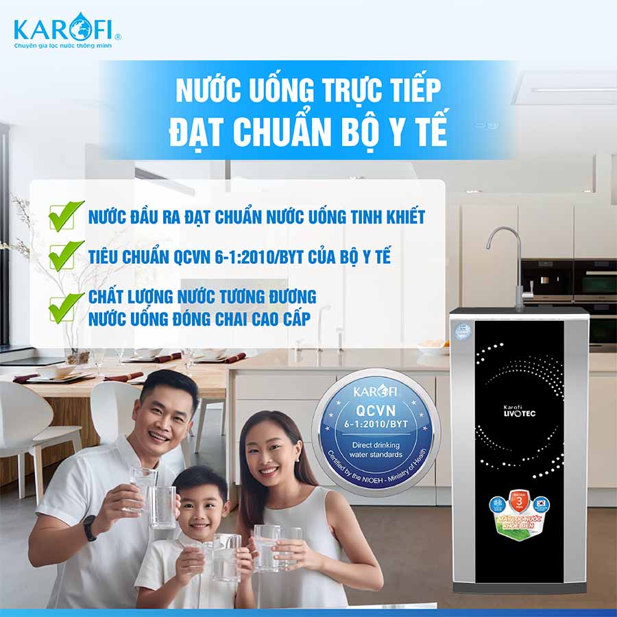 Máy lọc nước Karofi Livotec 512