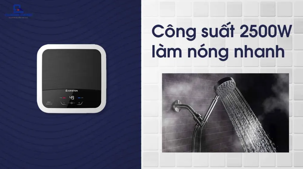 Máy nước nóng Ariston AN2 30 LUX-D AG+ làm nóng nhanh