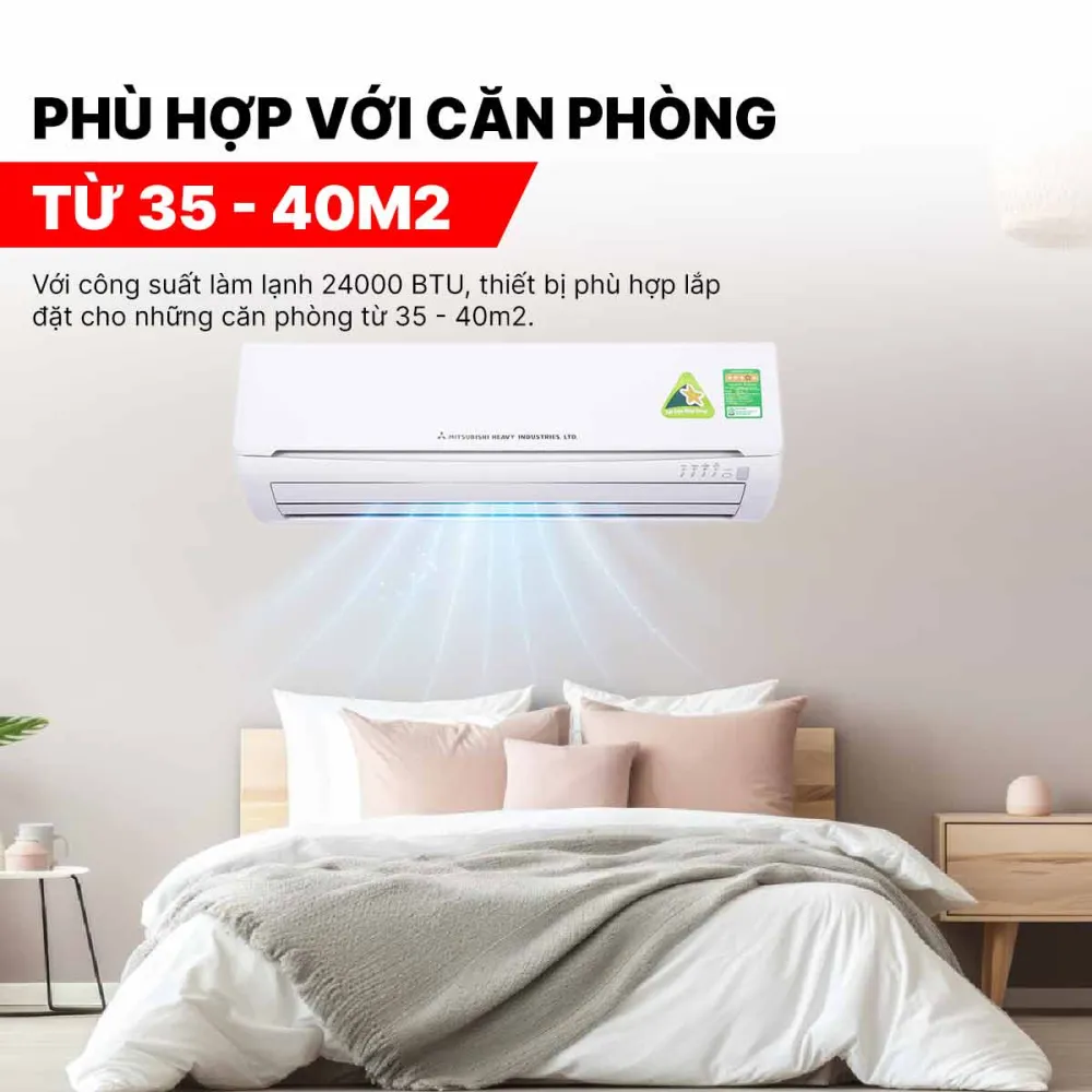 Điều hòa Mitsubishi Heavy 24000BTU 1 chiều SRK/SRC24CS-S5