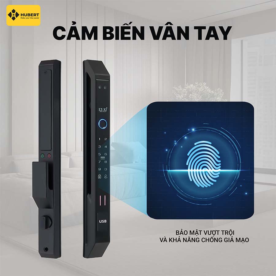 Khóa điện tử Hubert HB CNI7 TITAN EU