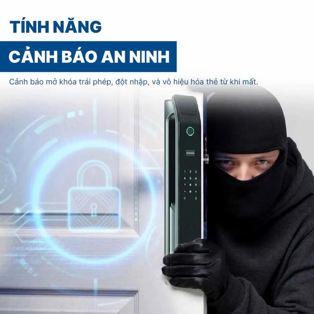 Khoá điện tử Hyundai cửa gỗ HY-SLA808