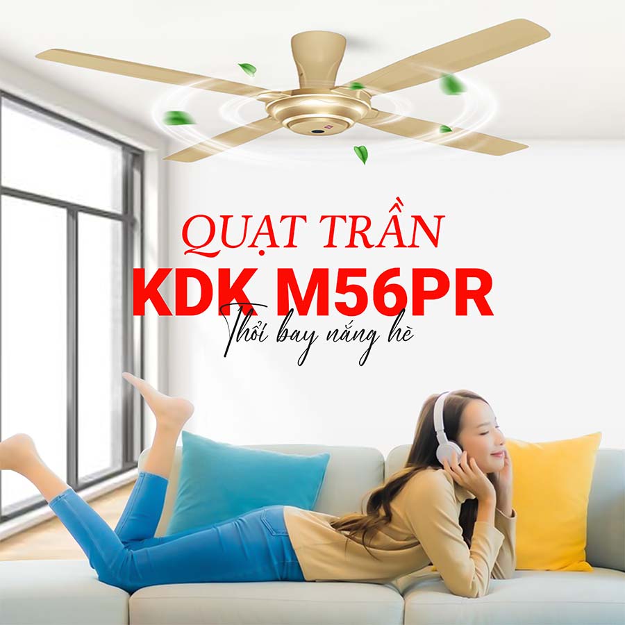 Quạt trần KDK M56PR