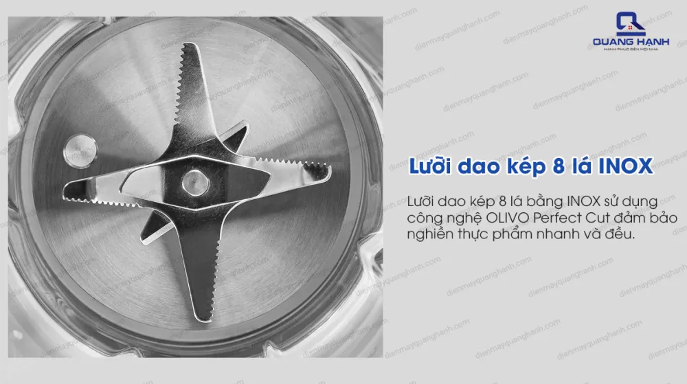 Lưỡi dao inox trên Olivo X268