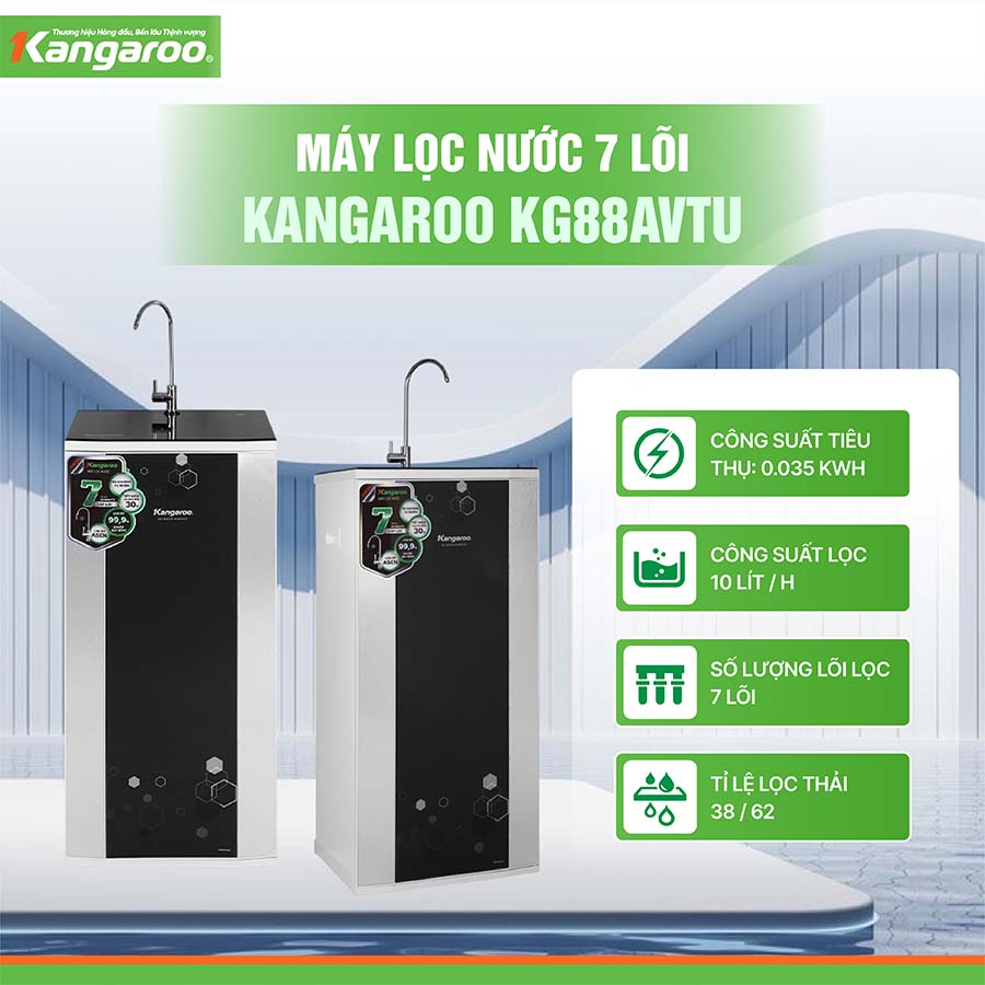 Máy lọc nước Kangaroo KG88AVTU 7 lõi