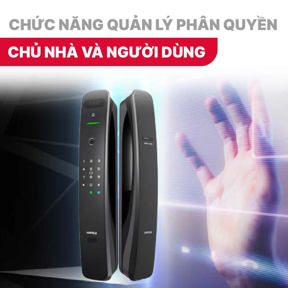 Khóa điện tử Hafele PP9100 912.20.697 Màu đen