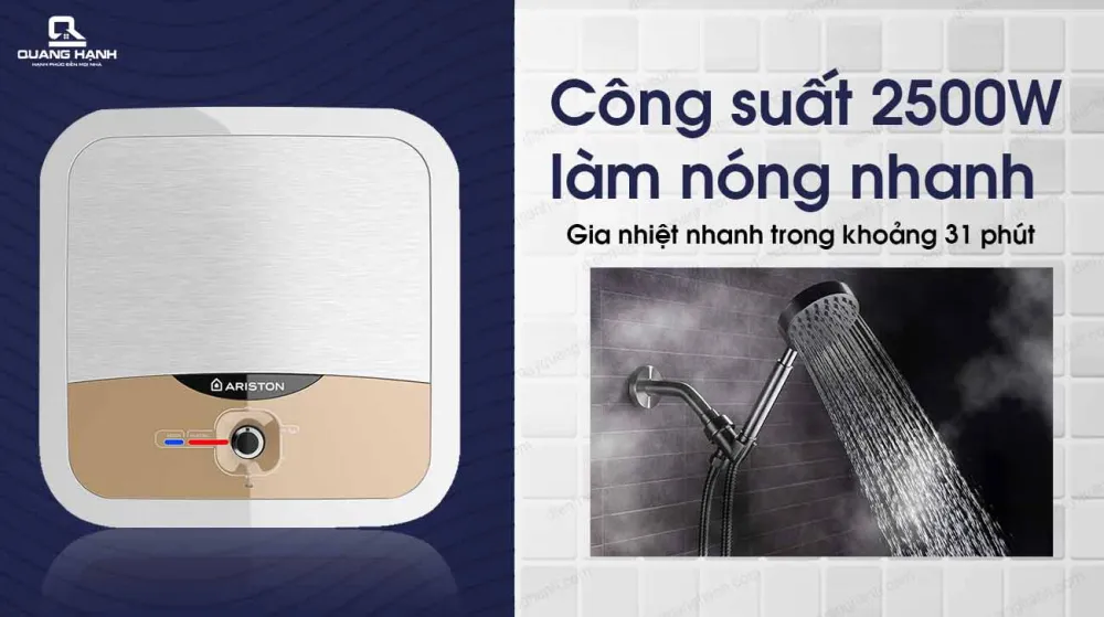 Máy nước nóng Ariston AN2 30 RS 2.5 FE làm nóng nhanh
