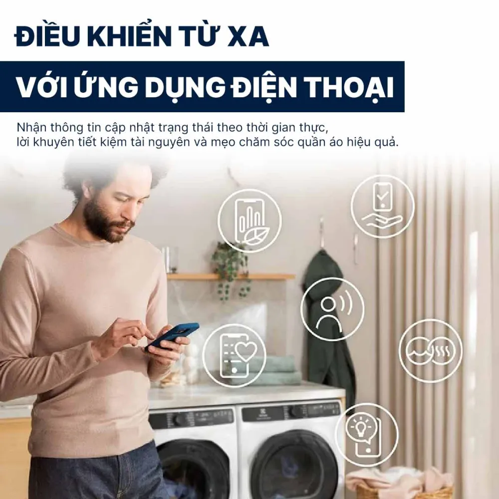 Máy giặt Electrolux Inverter 11Kg EWF1143R7SC