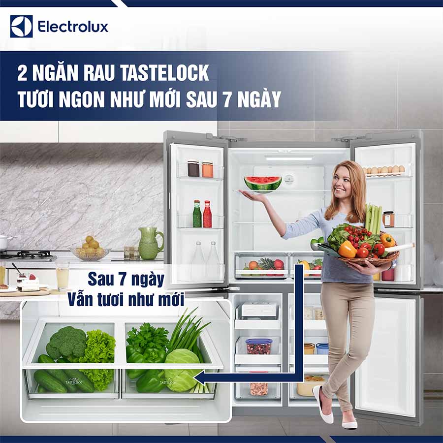 Tủ Lạnh Electrolux Inverter 496 Lít EQE4900A-A