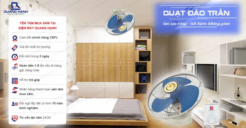 Quạt đảo trần Panasonic F-409QB