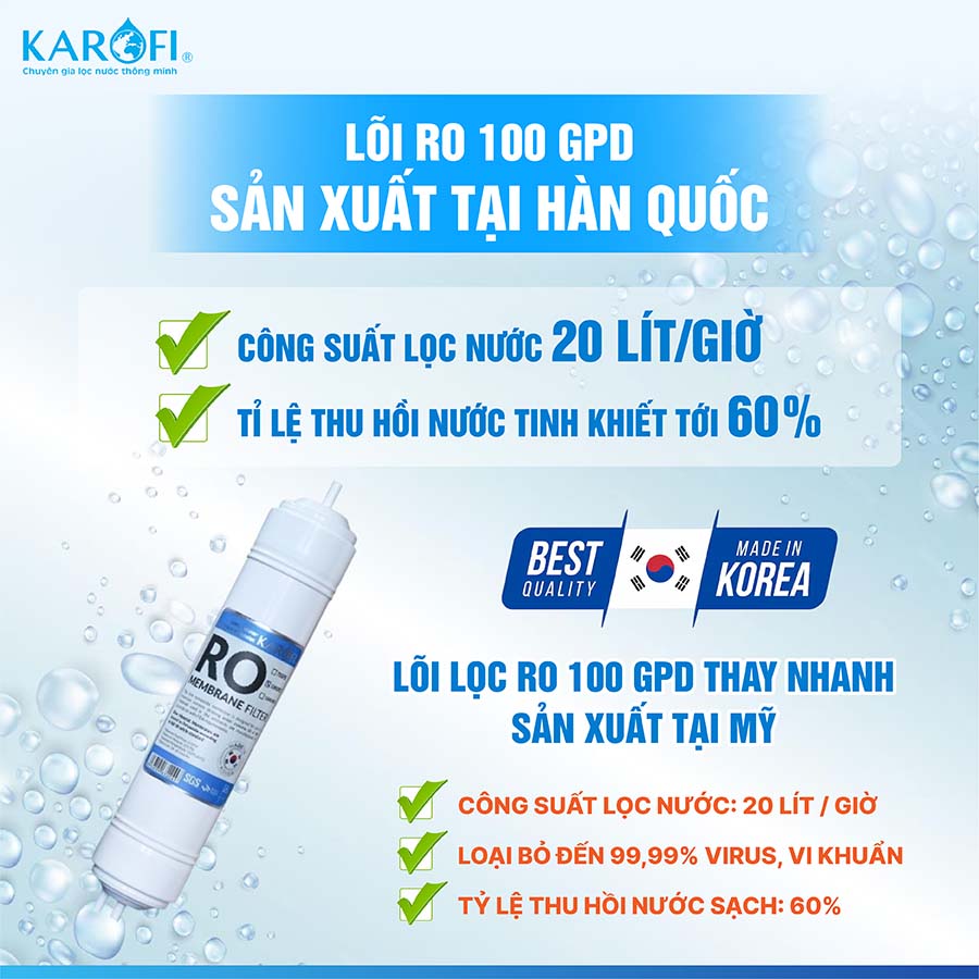 Máy lọc nước Karofi Livotec 512