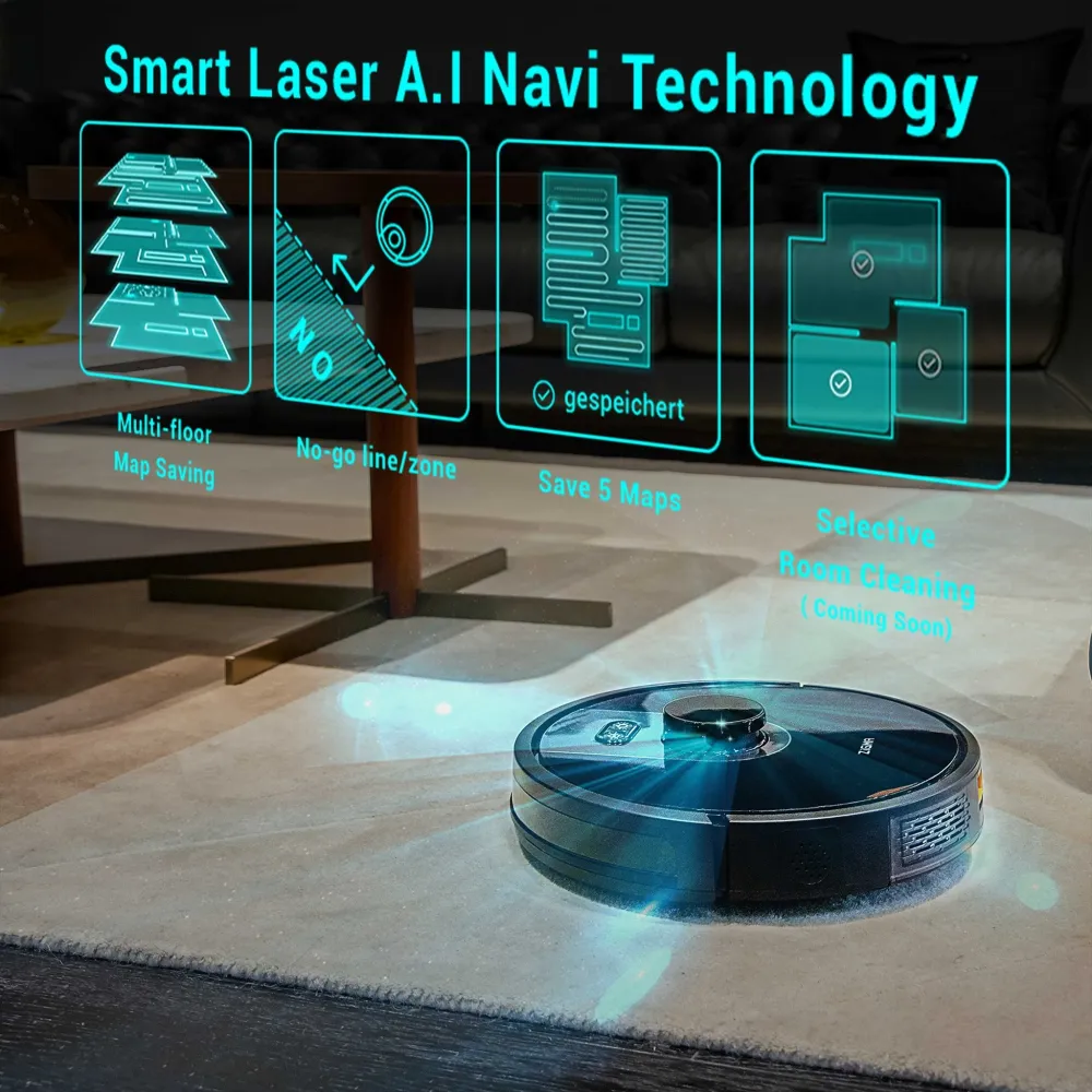 tính năng nổi bật của Robot hút bụi lau nhà Zigma Spark 980