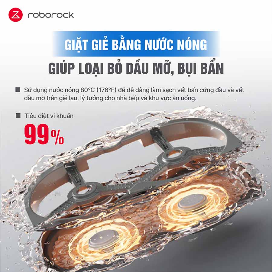Robot hút bụi lau nhà Roborock Saros 10R
