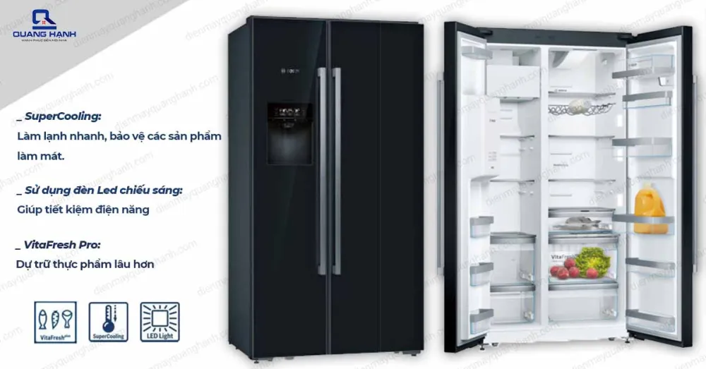 Tủ lạnh Side by Side Bosch KAD92HBFP