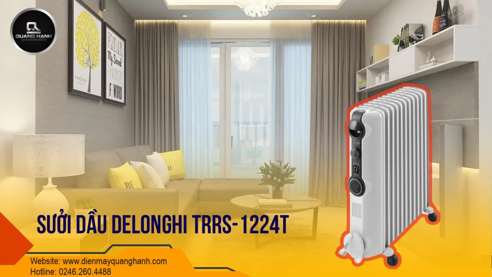 Máy sưởi dầu Delonghi TRRS 1224