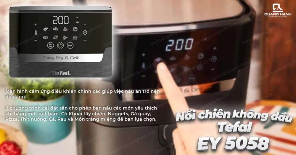 Nồi Chiên Không Dầu Tefal EY5058