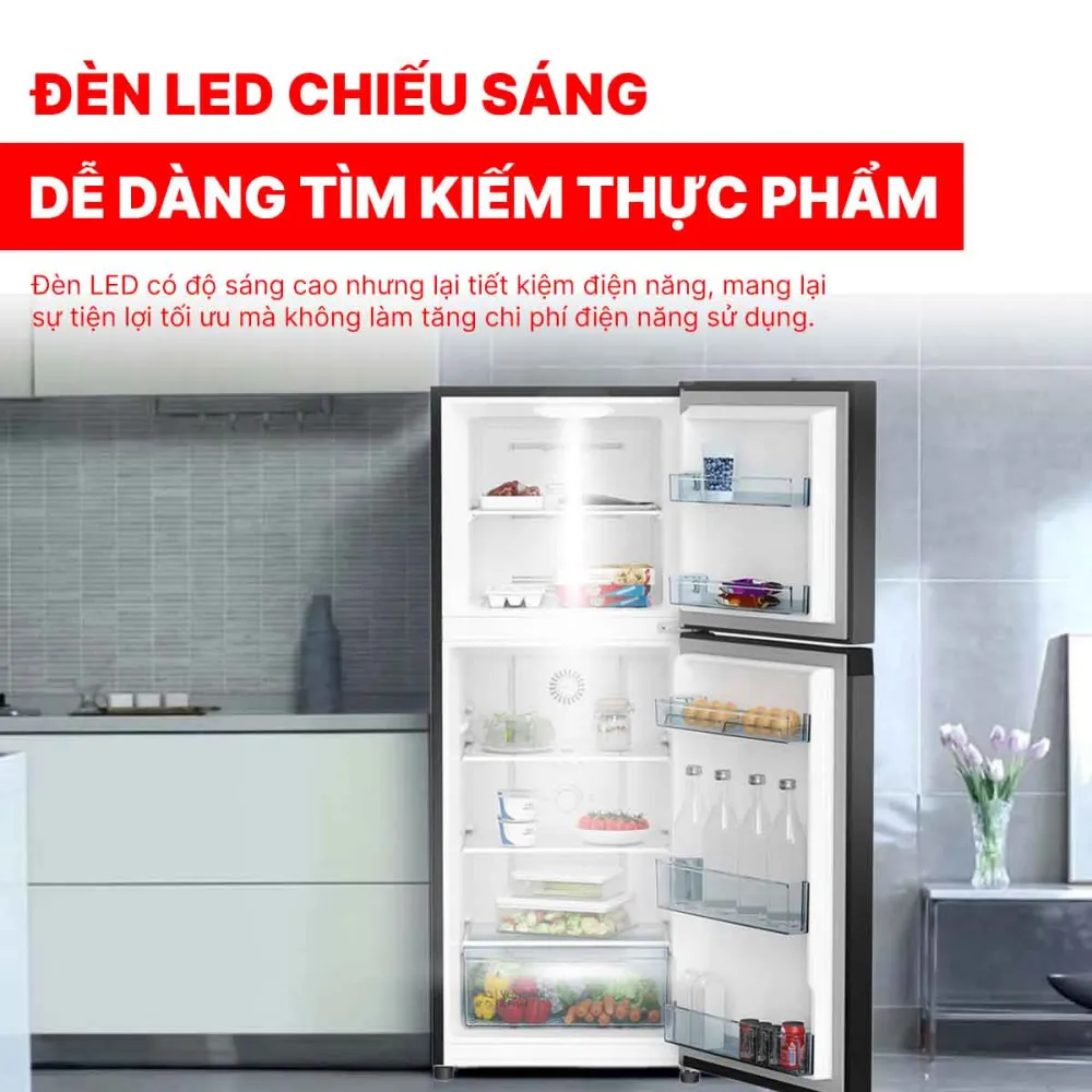 Tủ lạnh Hitachi Inverter 210 lít HRTN5230MUVN