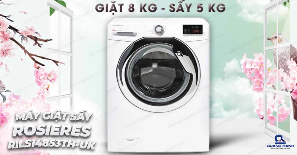 MÁY GIẶT SẤY ROSIERES RILS14853TH-UK