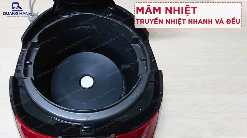 Mâm nhiệt truyền nhiệt nhanh và đều