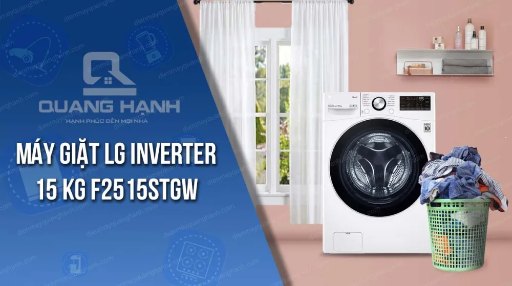 Máy giặt LG Inverter 15 Kg F2515STGW