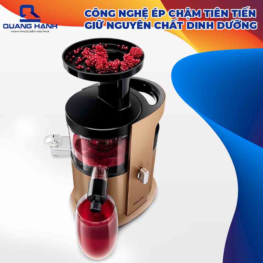 Máy ép trái cây tốc độ chậm Philips HR1883 