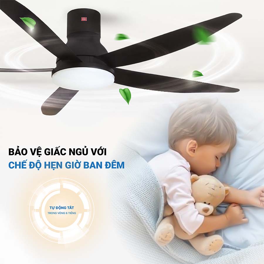Quạt trần KDK U60FW 5 cánh