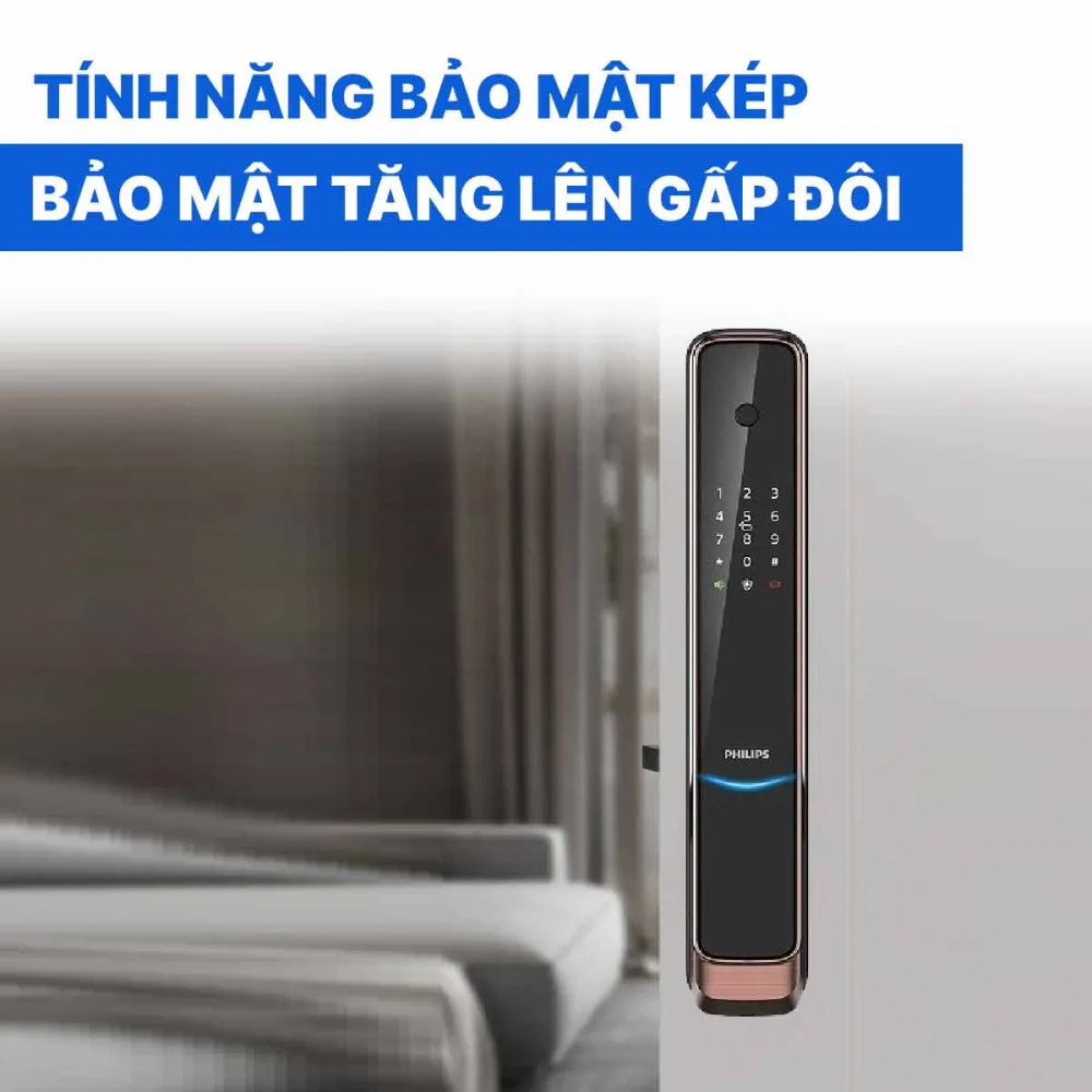 Khóa cửa vân tay kết nối Gateway Philips 9300