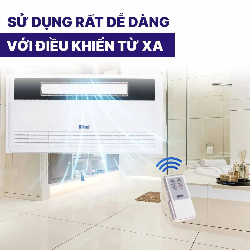 Quạt mát âm trần điều khiển Hans H20R