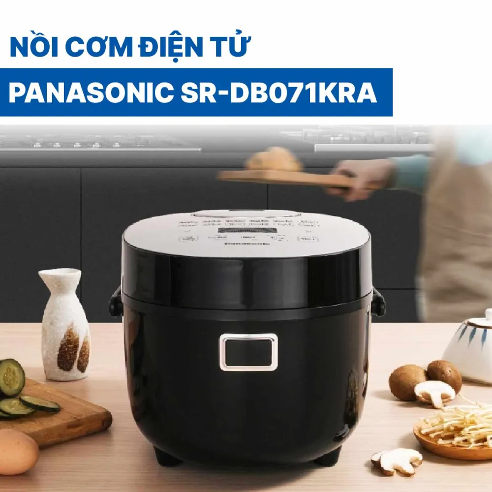 Nồi cơm điện tử Panasonic 0.7 lít SR-DB071KRA