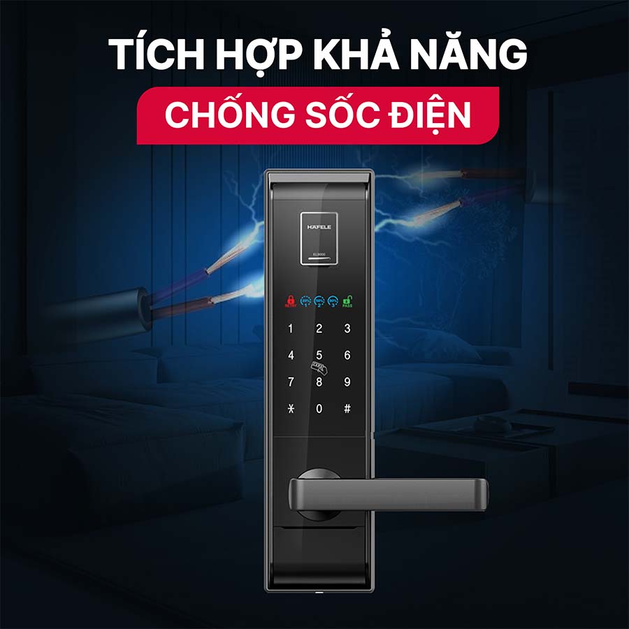 Khóa điện tử Hafele EL9000-TCS 912.05.378