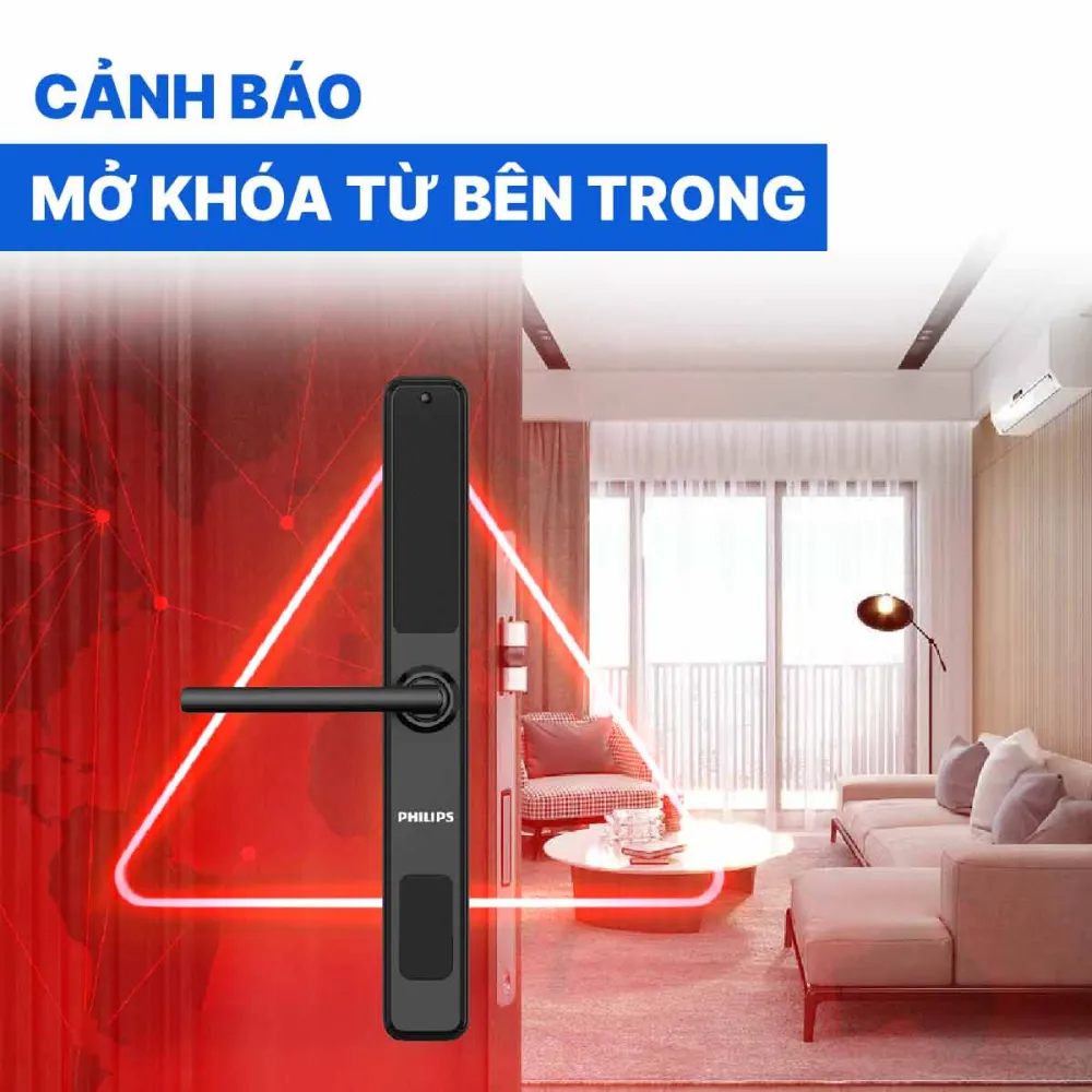 Khóa cửa thông minh Philips DDL608-5HWS