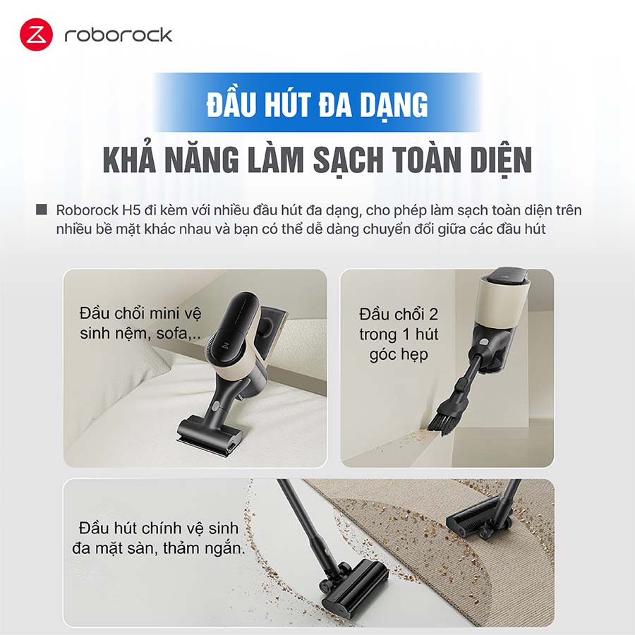 Máy Hút Bụi Cầm Tay Không Dây Roborock H5