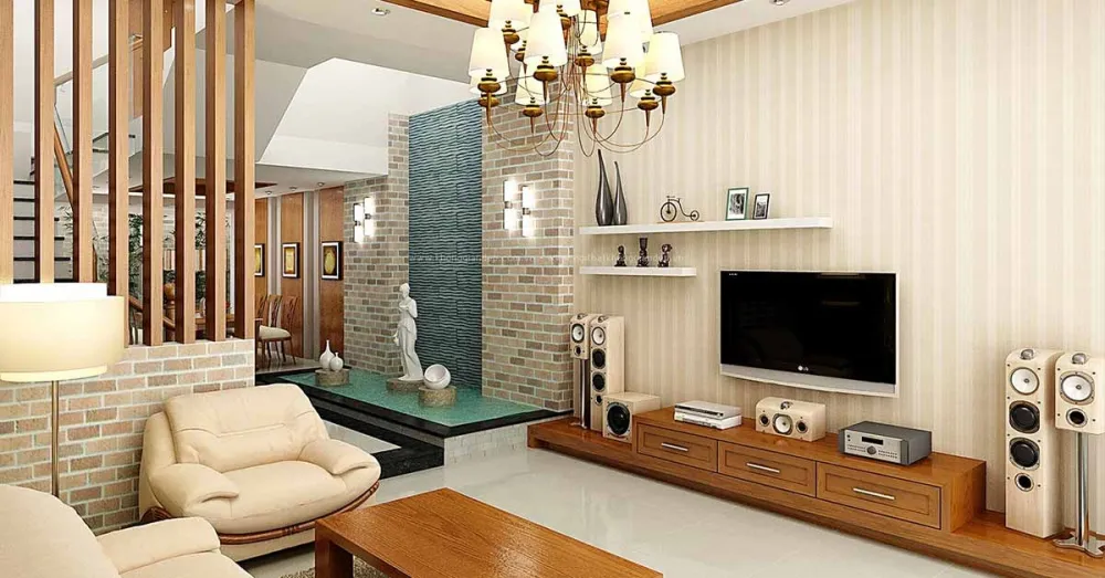 Nhà sạch với máy hút bụi