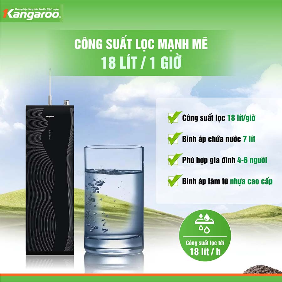 Máy lọc nước Kangaroo Hydrogen KG100HC3