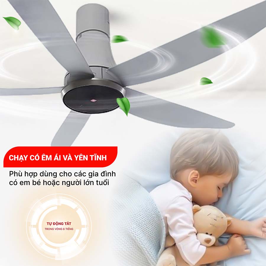 Quạt trần 5 cánh KDK T60DW