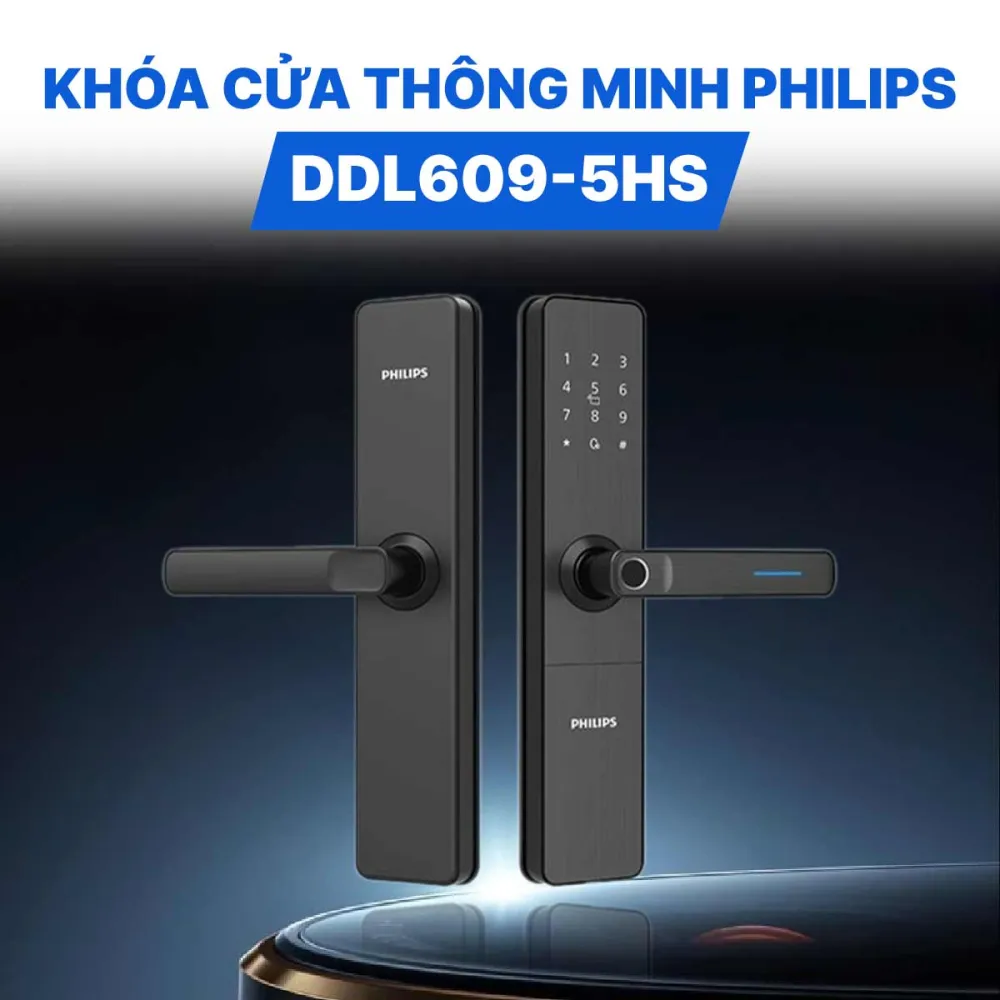 Khóa cửa thông minh Philips DDL609-5HS