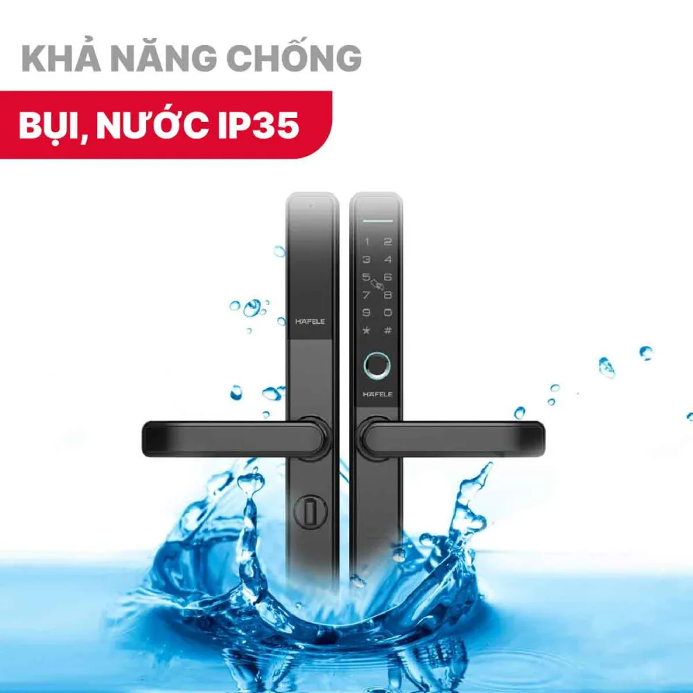 Khóa điện tử Hafele DL6600 912.20.144 Cửa trượt