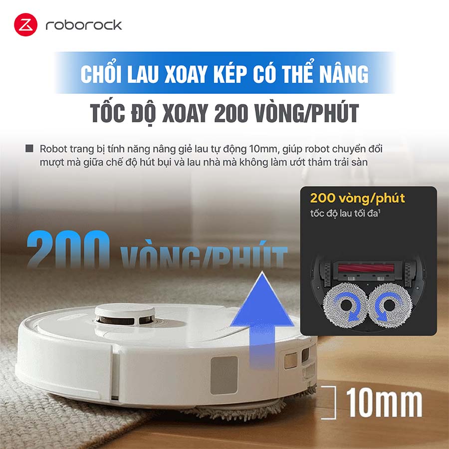 Robot Hút Bụi Lau Nhà Roborock Q Revo S