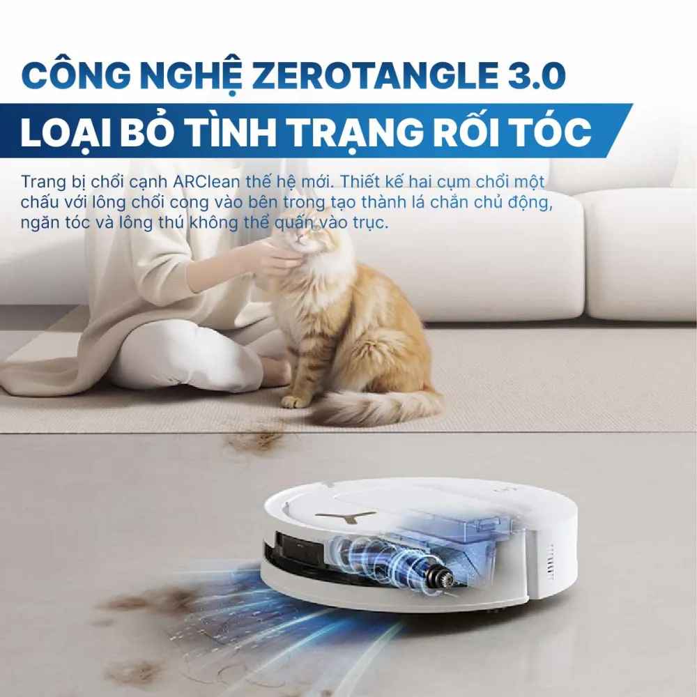 Robot hút bụi lau nhà Ecovacs Deebot T80 Omni