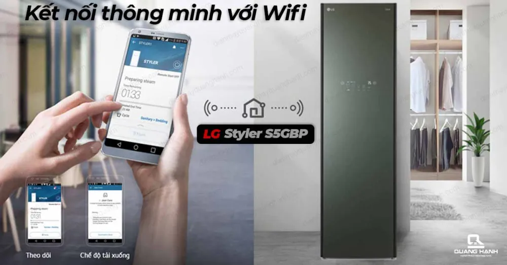 Máy giặt hấp sấy LG Styler S5GBP